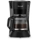 Кофеварка капельная Maxwell MW-1650(BK) черный, исп. кофе - молотый, 0.6 л, 600 Вт.