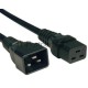 Кабель Hyperline PWC-IEC19-IEC20-3.0-BK Кабель питания IEC 320 C19 - IEC 320 C20 (3x1.5), 3 м