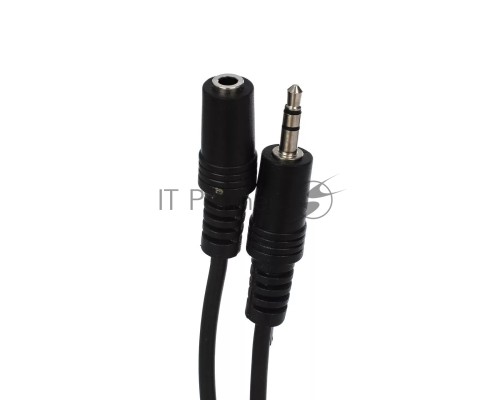 Кабель удлинительный VCOM 3.5 Jack (M) - 3.5 Jack (F), стерео, аудио, 1.5м