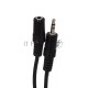 Кабель удлинительный VCOM 3.5 Jack (M) - 3.5 Jack (F), стерео, аудио, 1.5м