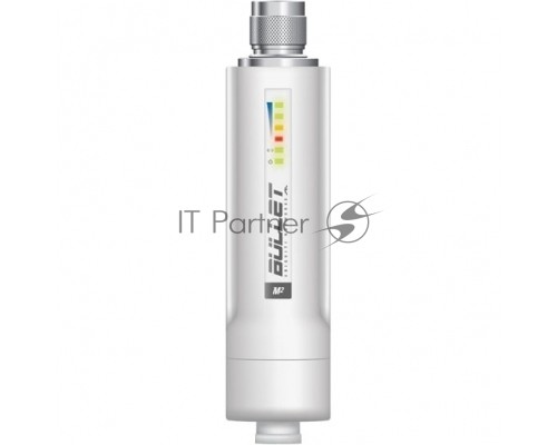Точка доступа UBIQUITI BulletM2-HP точка доступа Bullet M2. Ультракомпактная всепогодная Wi-Fi и AirMAX точка доступа