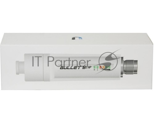 Точка доступа UBIQUITI BulletM2-HP точка доступа Bullet M2. Ультракомпактная всепогодная Wi-Fi и AirMAX точка доступа