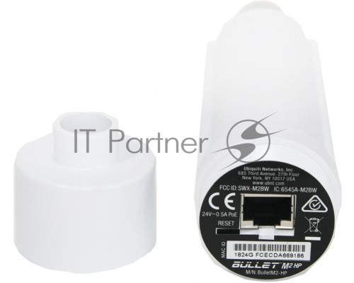Точка доступа UBIQUITI BulletM2-HP точка доступа Bullet M2. Ультракомпактная всепогодная Wi-Fi и AirMAX точка доступа