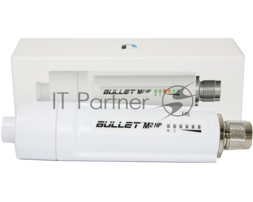 Точка доступа UBIQUITI BulletM2-HP точка доступа Bullet M2. Ультракомпактная всепогодная Wi-Fi и AirMAX точка доступа