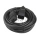 Кабель Hyperline PWC-IEC19-IEC20-10-BK Кабель питания IEC 320 C19 - IEC 320 C20 (3x1.5), 16A, прямая вилка, 10 м