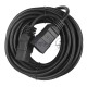 Кабель Hyperline PWC-IEC19-IEC20-10-BK Кабель питания IEC 320 C19 - IEC 320 C20 (3x1.5), 16A, прямая вилка, 10 м