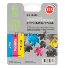 Картридж струйный Cactus CS-CL513 трехцветный (12 ml) для Canon Pixma MP240/ MP250