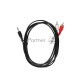 Кабель VCOM VAV7183-1.8M Кабель соединительный 3.5 Jack (M) - 2xRCA (M), стерео, аудио,  1.8м 