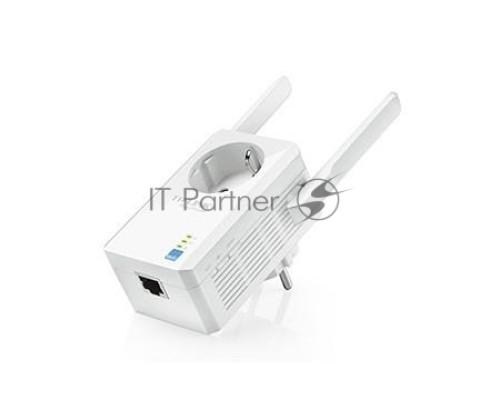 Сетевой адаптер TP-Link SOHO  TL-WA860RE 300Mbps Wireless N Wall Plugged Range Extender with AC Passthrough, QCA(Atheros), 2T2R, 2.4GHz, 802.11b/g/n, 1 10/100Mbps LAN port, Range Extender button, Range Extender mode, suppo поставляется без кабеля RJ-45