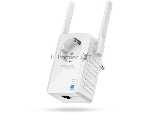 Сетевой адаптер TP-Link SOHO  TL-WA860RE 300Mbps Wireless N Wall Plugged Range Extender with AC Passthrough, QCA(Atheros), 2T2R, 2.4GHz, 802.11b/g/n, 1 10/100Mbps LAN port, Range Extender button, Range Extender mode, suppo поставляется без кабеля RJ-45
