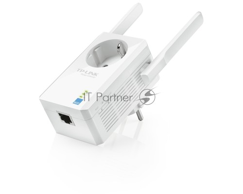 Сетевой адаптер TP-Link SOHO  TL-WA860RE 300Mbps Wireless N Wall Plugged Range Extender with AC Passthrough, QCA(Atheros), 2T2R, 2.4GHz, 802.11b/g/n, 1 10/100Mbps LAN port, Range Extender button, Range Extender mode, suppo поставляется без кабеля RJ-45