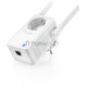 Сетевой адаптер TP-Link SOHO  TL-WA860RE 300Mbps Wireless N Wall Plugged Range Extender with AC Passthrough, QCA(Atheros), 2T2R, 2.4GHz, 802.11b/g/n, 1 10/100Mbps LAN port, Range Extender button, Range Extender mode, suppo поставляется без кабеля RJ-45
