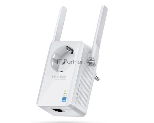 Сетевой адаптер TP-Link SOHO  TL-WA860RE 300Mbps Wireless N Wall Plugged Range Extender with AC Passthrough, QCA(Atheros), 2T2R, 2.4GHz, 802.11b/g/n, 1 10/100Mbps LAN port, Range Extender button, Range Extender mode, suppo поставляется без кабеля RJ-45