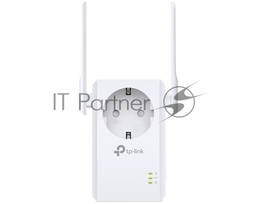 Сетевой адаптер TP-Link SOHO  TL-WA860RE 300Mbps Wireless N Wall Plugged Range Extender with AC Passthrough, QCA(Atheros), 2T2R, 2.4GHz, 802.11b/g/n, 1 10/100Mbps LAN port, Range Extender button, Range Extender mode, suppo поставляется без кабеля RJ-45
