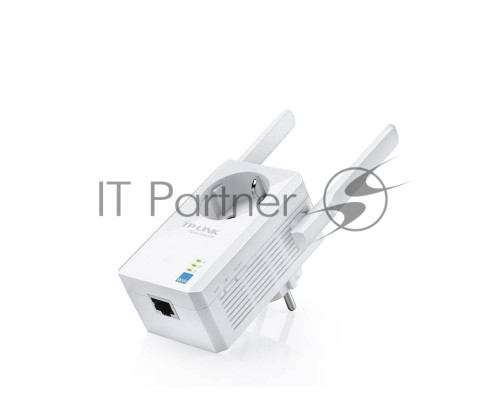 Сетевой адаптер TP-Link SOHO  TL-WA860RE 300Mbps Wireless N Wall Plugged Range Extender with AC Passthrough, QCA(Atheros), 2T2R, 2.4GHz, 802.11b/g/n, 1 10/100Mbps LAN port, Range Extender button, Range Extender mode, suppo поставляется без кабеля RJ-45