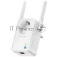 Сетевой адаптер TP-Link SOHO  TL-WA860RE 300Mbps Wireless N Wall Plugged Range Extender with AC Passthrough, QCA(Atheros), 2T2R, 2.4GHz, 802.11b/g/n, 1 10/100Mbps LAN port, Range Extender button, Range Extender mode, suppo поставляется без кабеля RJ-45