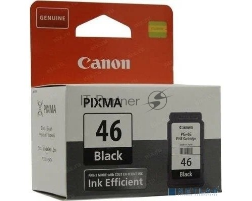 Картридж струйный Canon PG-46 9059B001 черный для Canon Pixma E404/E464 (15мл)