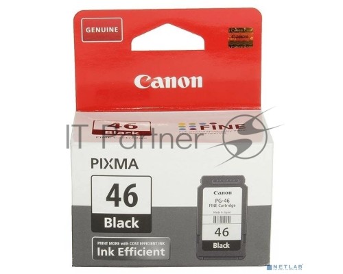 Картридж струйный Canon PG-46 9059B001 черный для Canon Pixma E404/E464 (15мл)