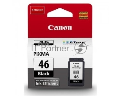 Картридж струйный Canon PG-46 9059B001 черный для Canon Pixma E404/E464 (15мл)