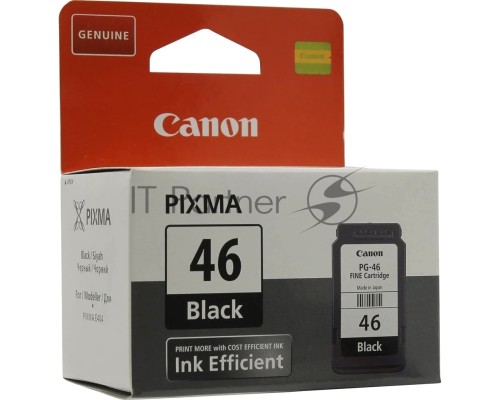 Картридж струйный Canon PG-46 9059B001 черный для Canon Pixma E404/E464 (15мл)