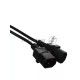 Кабель монитор - компьютер 220V (UPS -> устройство) VCOM 3G*0.5mm (CE001-CU)1.8м