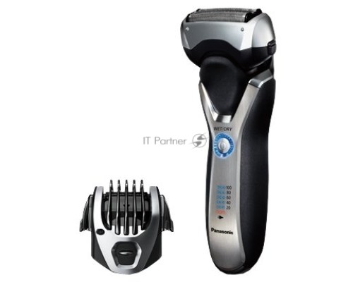Бритва сетчатая Panasonic ES-RT77-S520 реж.эл.:3 питан.:аккум. серебристый/черный