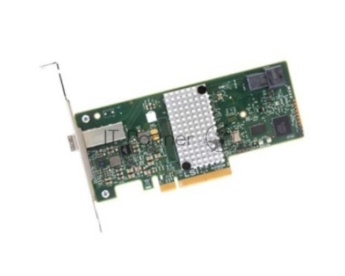 Контроллер LSI 9300-4i4e SGL PCI-E, 4-port int/4-port ext 6Gb/s, SAS Adapter (LSI00348)