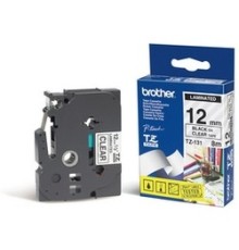 Brother TZE-131 Картридж с лентой (P-Touch, 12мм, черный на прозрачном)