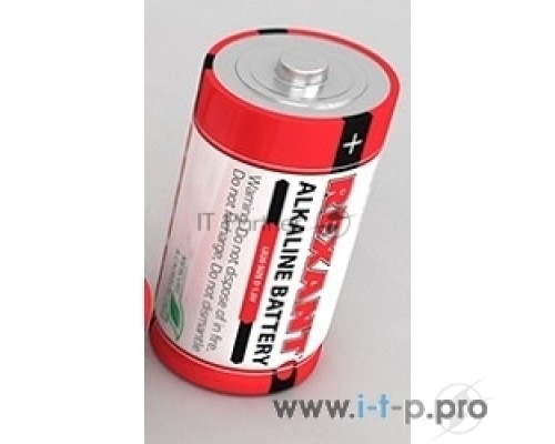 Батарейка алкалиновая REXANT D/LR20, 1,5В, 2 шт, блистер  (30-1020)