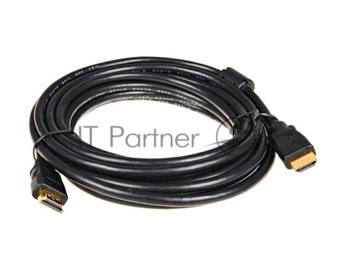 Кабель HDMI 5bites Кабель 5bites APC-014-030 HDMI M / HDMI M V1.4b, высокоскоростной, ethernet+3D, зол.разъемы, ферр.кольца, 3м.