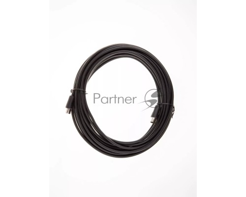 Кабель соединительный антенный 9.5mm, 75Ом,ТВ-М-->ТВ-M, 10m, Telecom (TTV9555-10M)