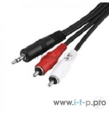 Кабель 5bites Кабель AC35J2R-015M 3.5 Jack/M - 2*RCA/M,  1.5м, стерео