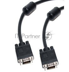 Кабель 5bites APC-133-200 Кабель VGA сигнальный HD15M/HD15M, ферр.кольца, 20м.