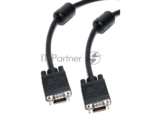 Кабель 5bites APC-133-200 Кабель VGA сигнальный HD15M/HD15M, ферр.кольца, 20м.