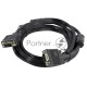 Кабель VGA сигнальный 15M / 15M, ферр.кольца, 3м.  5bites APC-133-030