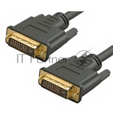 Кабель 5bites APC-096-020 DVI M / DVI M (24+1) double link, зол.разъемы, ферр.кольца, 2м.