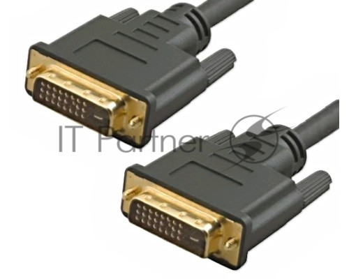 Кабель 5bites APC-096-020 DVI M / DVI M (24+1) double link, зол.разъемы, ферр.кольца, 2м.