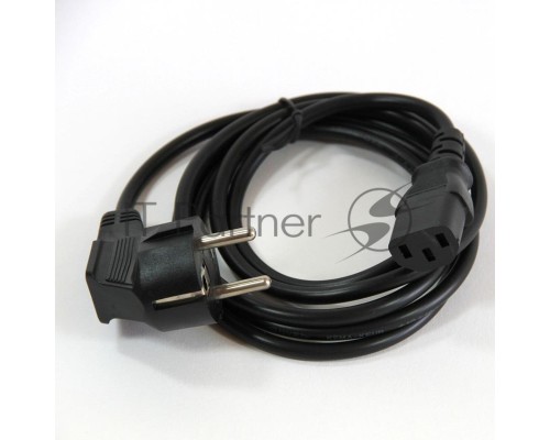 Кабель питания Vcom VDE 3 x 0.50 mm2, с заземлением 1.8м , медный (CE021-CU0.5 EURO-1.8)