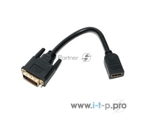 Переходник 5bites Кабель-5bites Адаптер BC-HDF2DVI DVI (24+1) M / HDMI F, зол.разъемы