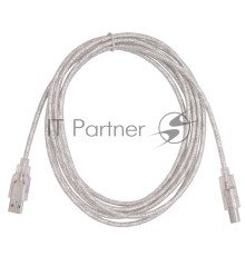 Кабель USB2.0 Buro USB2.0-AM/BM-3-TRANS USB A (m)/USB B (m) 3м