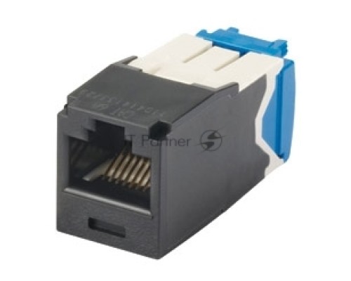 Модуль информационный Panduit CJ6X88TGBL Mini-Com RJ45 кат.6A черный