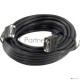 кабель для монитора VGA 15M/15M 10.0 метров, 5bites, ферритовые кольца [APC-133-100]