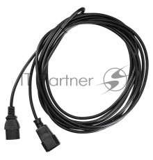 Кабель-удлинитель питания Buro AN23-1008-5 IEC320-C13/IEC320-C14 5м