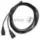 Кабель-удлинитель питания Buro AN23-1008-5 IEC320-C13/IEC320-C14 5м