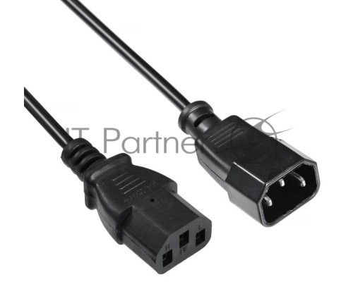 Кабель-удлинитель питания Buro AN23-1008-5 IEC320-C13/IEC320-C14 5м