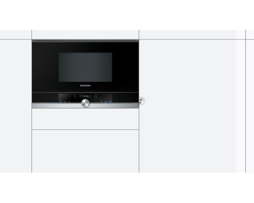 Микроволновая печь встраиваемая Siemens BF634LGS1 