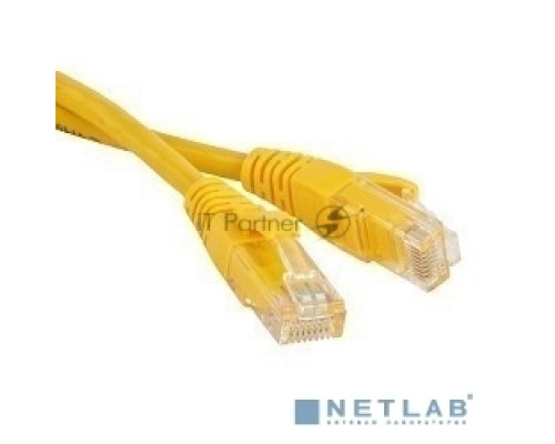 Патч-корд Hyperline PC-LPM-UTP-RJ45-RJ45-C6-2M-LSZH-YL Патч-корд U/UTP, Cat.6, LSZH, 2 м, желтый