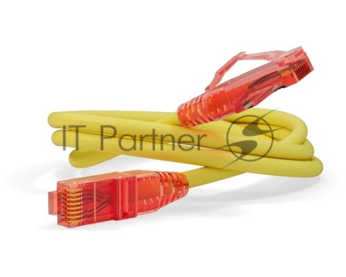 Патч-корд Hyperline U/UTP, Cat.5е, LSZH, 3 м, желтый PC-LPM-UTP-RJ45-RJ45-C5e-3M-LSZH-YL