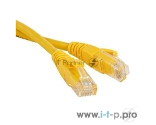 Патч-корд Hyperline U/UTP, Cat.5е, LSZH, 0.15 м, желтый PC-LPM-UTP-RJ45-RJ45-C5e-0.15M-LSZH-YL