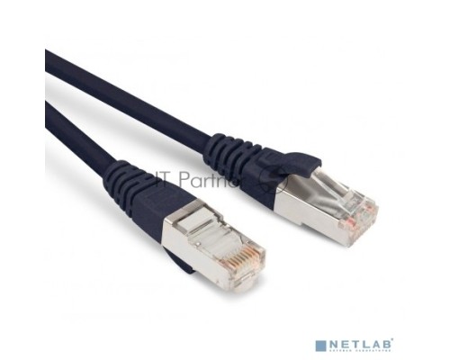 Патч-корд Hyperline PC-LPM-STP-RJ45-RJ45-C5e-1.5M-LSZH-BK F/UTP, экранированный, Cat.5е, LSZH, 1.5 м, черный